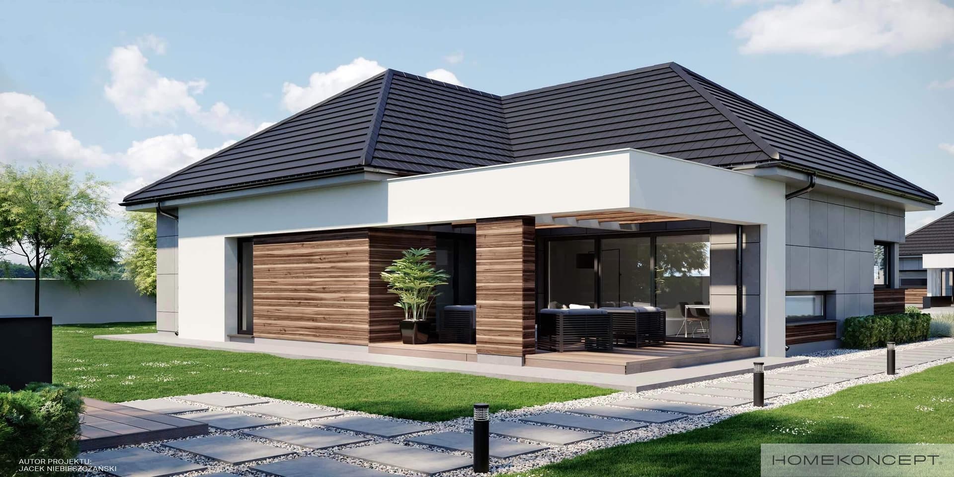 Nowoczesny H43 - widok z boku