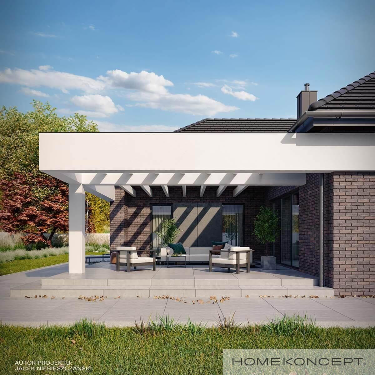 Nowoczesny Homekoncept 32 - widok z boku